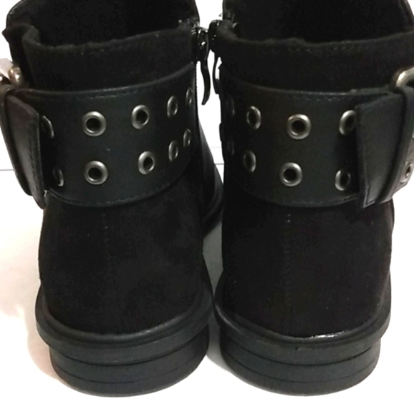 ROCKET DOG BLACK MOTO BOOTS COMBAT ANKLE BOOTIES SIZE 6 NWOT - Picture 4 of 9